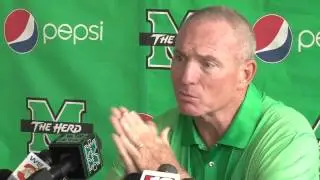 Marshall University:  Doc Holliday Press Conference, Preview W. C. U.