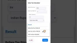 Discount, Sales Tax & GST Calculator 💰 | #DiscountCalculator #TaxCalculator #GST #Shatoolshub