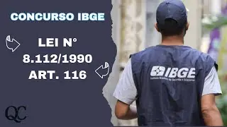 Lei N&ordm; 8.112/1990 - Concurso IBGE 2025 - &Eacute;tica no Servi&ccedil;o P&uacute;blico - Aula 4