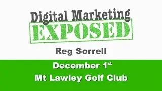 Digital Marketing Exposed Promo Video by Reg Sorrell