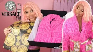 VERSACE BAROQUE BATHROBE PINK | UNBOXING