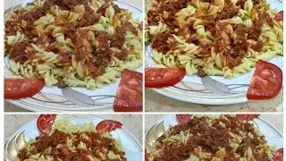 طريقه عمل مكرونه سوسته باللحمه المفرومه والصلصه مفيش اسهل من كده#مكرونه#سوسته