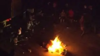 Raw: Charlotte Protesters Shut Down Freeway