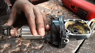 disc angle grinder repair complete video 