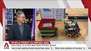 Two Singapore primary schoolers invent robot to help kids keep a safe distance from screens