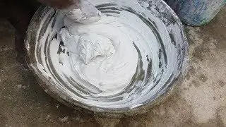 how to mix wall putty powder with water