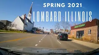 LOMBARD  VILLAGE  IN ILLINOIS  DOWNTOWN