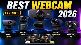 Best Webcam 2026 – Top 5 4K Webcams for Streaming, Zoom & Gaming