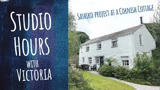 Sashiko Session in a Peaceful Cornwall Barn | Slow Crafting Time
