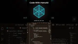 3D Animated Lab Logo | HTML CSS JavaScript | Code With HamzaAli #viral #shorts #code-with-hamzaali