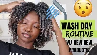 WASH DAY ROUTINE | KISS Colors Argan and Macadamia Natural Hair Care Line