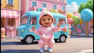 Ice Cream Van Color Fun | Fun Learning & Action Video for Toddlers