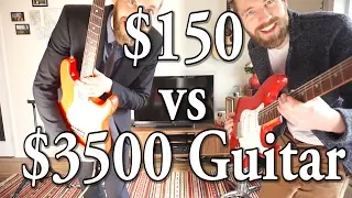 150$ vs 3500$ Guitar | Fender Custom Shop USA vs Squier China