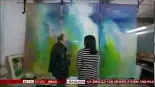 William Tillyer on BBC News : exclusive report by Sharuna Sagar