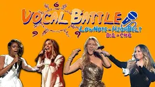 CELINE DION, LARA FABIAN, MARIAH CAREY, JENNIFER HUSDON - Vocal Battel (Bb2 - Highest note Belting)