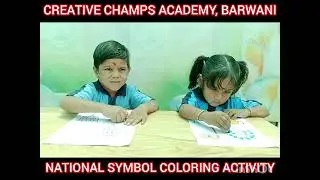 NATIONAL SYMBOL COLORING ACTIVITY BY CCA CHAMPS....👌👌👌