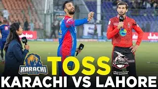 PSL 9 | Toss | Karachi Kings vs Lahore Qalandars | Match 26 | M2A1A