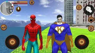 S&uuml;per Kahraman &Ouml;r&uuml;mcek Adam - Amazing Spider Stickman Hero Ninja Rope Hero 3D #8 - Android Gameplay