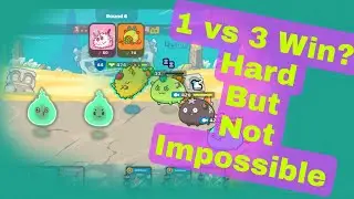 One Versus Three Against AAP Line Up | Axie Infinity