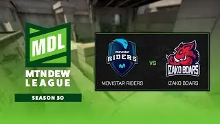 CSGO -  Izako Boars vs. Movistar Riders - Mountain Dew League S30