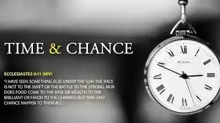 The Pillar of ADAPTATION: THE LAW OF TIME AND CHANCE (session 24)