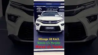 2025 Maruti Brezza V/S Toyota Hyryder #hyryder #toyotahyryder #toyotahyryder2022