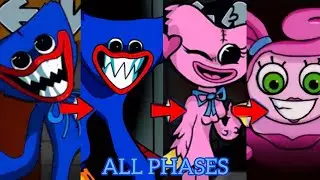 FNF Mobile vs Huggy wuggy + Hug me + vs Mommy mods (links in descripción)