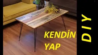 MAKE YOURSELF - Solid Wood Coffee Table - Recycling project - Handmade - DIY