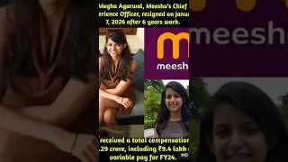 Megha Agarwal, Meesho's Chief Experience Officer, resigned on January 7, 2026 after 6 years work.