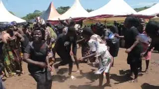 Traditional display of the people of Nzema in Ghana