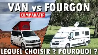 VAN ou FOURGON am&eacute;nag&eacute; ? Lequel choisir et pourquoi, comparatif pour vous aider &agrave; faire le bon choix