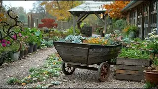 Rustic Farmhouse Backyard Garden Style with Creative Repurposed Projects