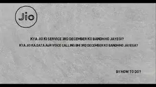 Jio free welcome offer will close on 3rd december?
