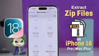 iOS 18: How to Unzip a File on iPhone! [Open Zip]