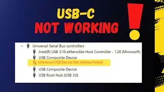 USB-C Port not working, charging or recognized on Windows 11/10