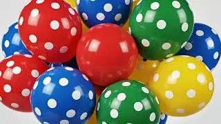 &ldquo;Color Explosion! Polka Dot Balloons Popping Satisfying ASMR 💧&rdquo;