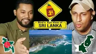 Reaction On Bird's Eye View of Sri Lanka || Above View of Sri Lanka