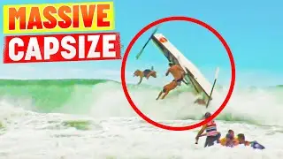 OVERBOARD! MASSIVE Wave Capsizes Boat!