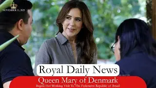 Queen Mary of Denmark Begins Her Working Visit to Bel&eacute;m, Brazil.  Plus, More #RoyalNews