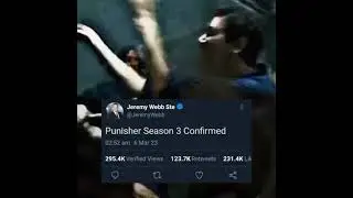 hello guys punisher 👿 season 3 confirmd 🔥🔥🔥