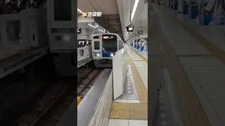 西武池袋線 池袋駅 電車到着シーン #鉄道 #鉄道風景 #電車 #train #到着シーン #西武池袋線 #池袋駅 #西武6000系 #急行 #終点 #6000系 #終着駅 #西武線 #shorts