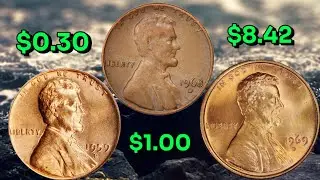 RARE Lincoln Pennies Worth BIG MONEY! | 1959-D, 1968-D & 1969-D Valuable Coins