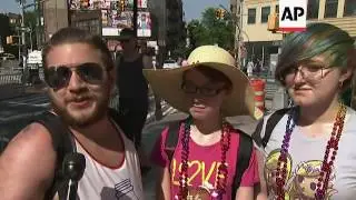 Annual New York gay pride parade