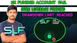 SURE LEVERAGE FUNDING 5K ACCOUNT FAILED DRAW DOWN LIMIT | #trading #forex PROFAM ACCOUNT 