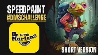 🐸 | Dr. Martens' Frog Explore Drawing #dmschallenge with Max Ulichney's Retro Pack Short Version