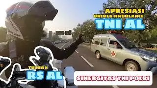 SINERGITAS TNI POLRI, Ambulance TNI AL Bersama PROVOS POLRI “Indahnya Saling Membantu”