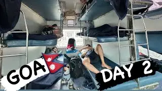 RAXAUL TO DELHI  || 24hr TRAIN MA || GOA DAY 2 || Vlog 6 ||