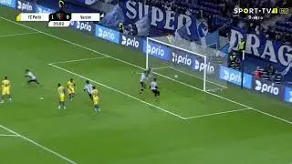 Gol Hugo Domingos Gomes contra o Porto - Estadio do Drag&atilde;o
