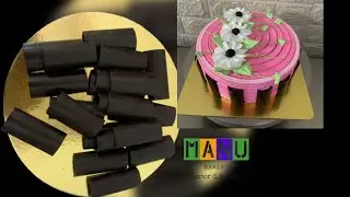 Strawberry Bloom Cake | Elegant Pink Floral Cake Design | Manu Bakers