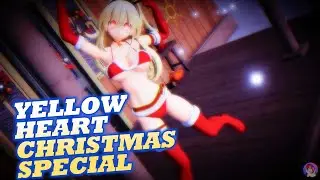 MMD R18 Neptunia Yellow Heart Christmas Special